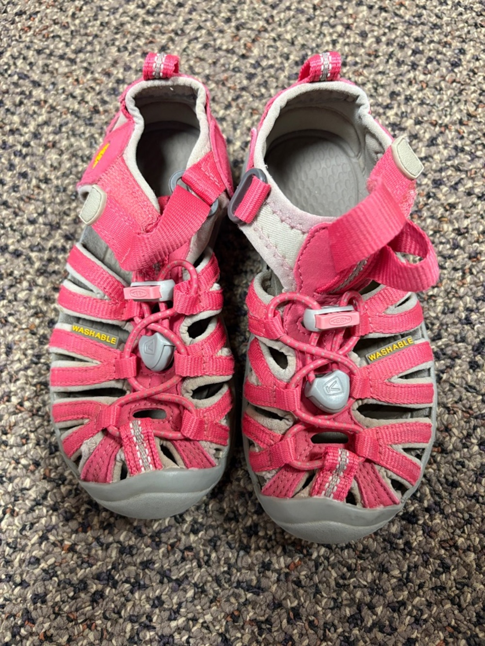 Keen Kids Pink & Gray Closed-Toe Sport Sandals
